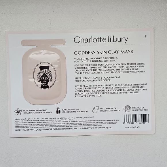 Charlotte Tilbury Goddess Skin Clay Mask Deluxe Samples - Picture 2 of 3